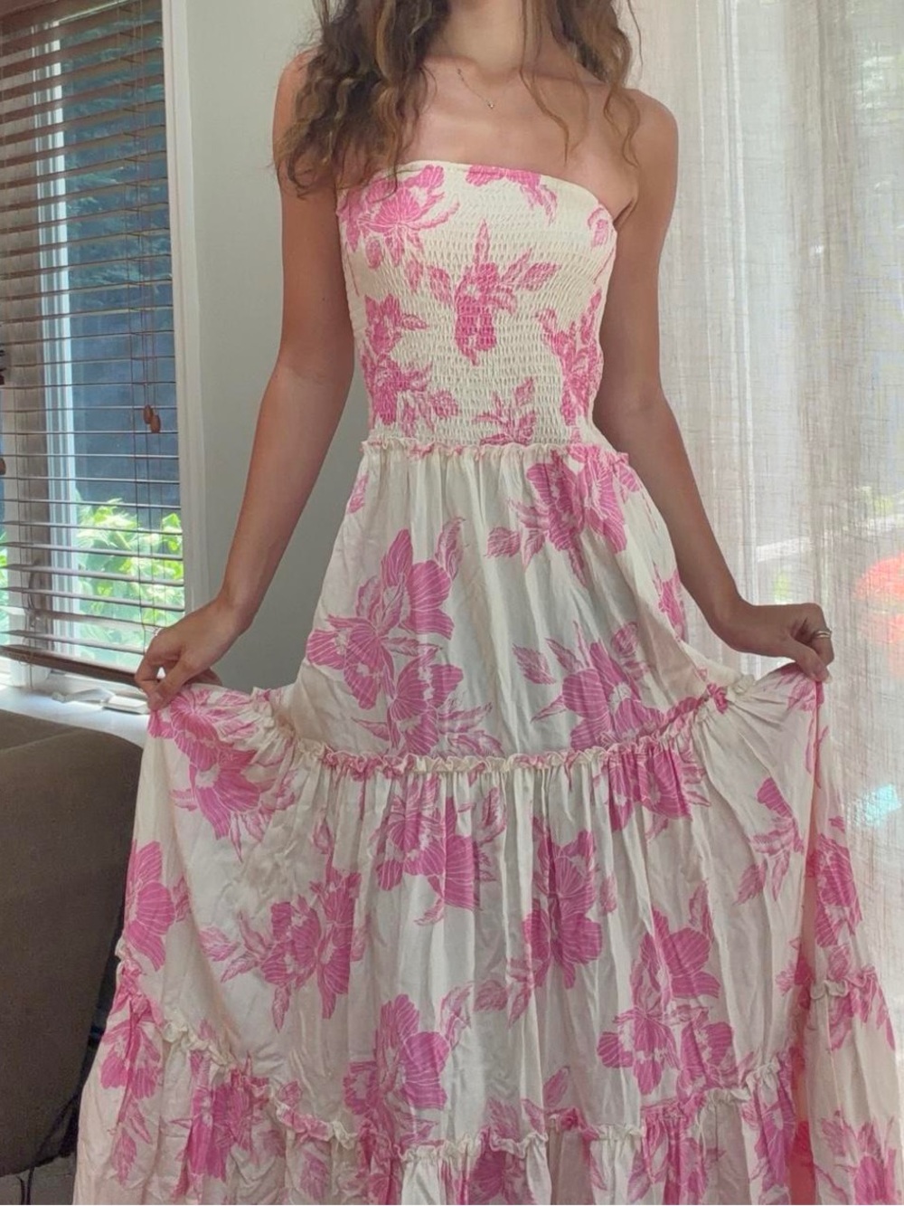 Anthropologie Abel the Label Floral Maxi Dress